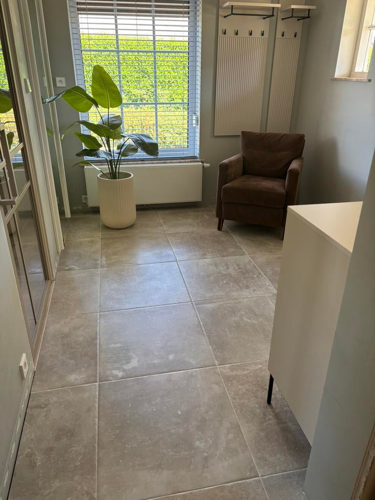 Vloertegels 60x60x0.9cm.  Nieuw in de verpakking, Ophalen, Zo goed als nieuw, 10 m² of meer, Vloertegels
