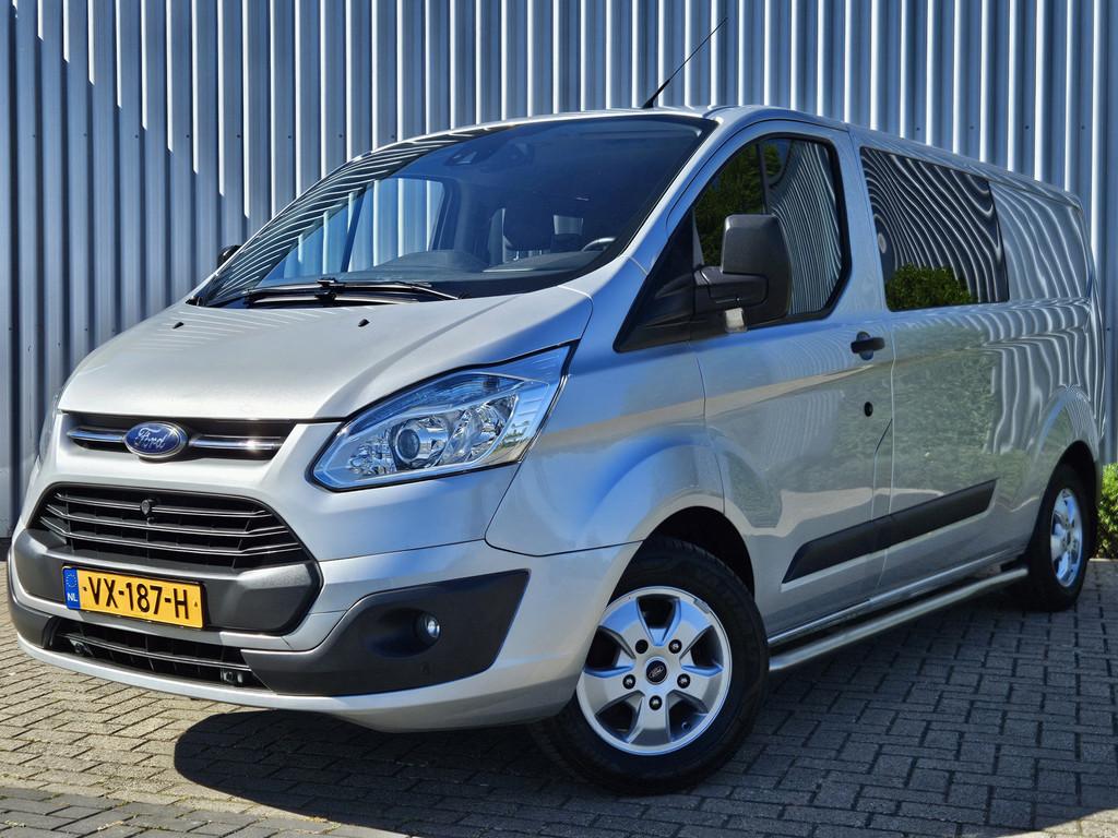 Ford Transit Custom 290 2.2 TDCI L2H1 Dubbele Cabine Camera!, Auto's, Bestelauto's, Bedrijf, Te koop, ABS, Achteruitrijcamera