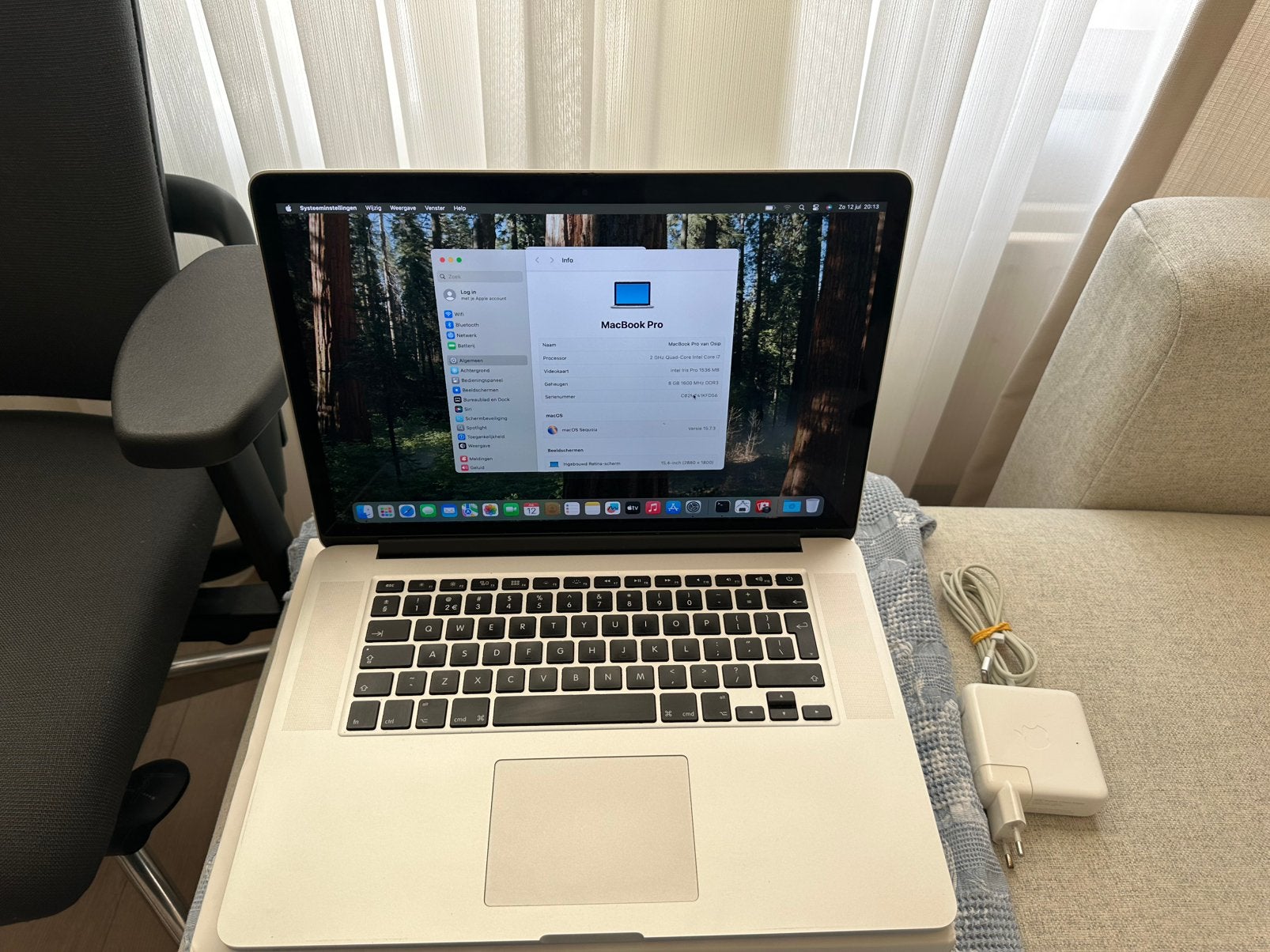 Apple Macbook Pro Laptop Core i7 | macos Sequoia| als Nieuw!, Computers en Software, Apple Macbooks, Zo goed als nieuw, MacBook Pro
