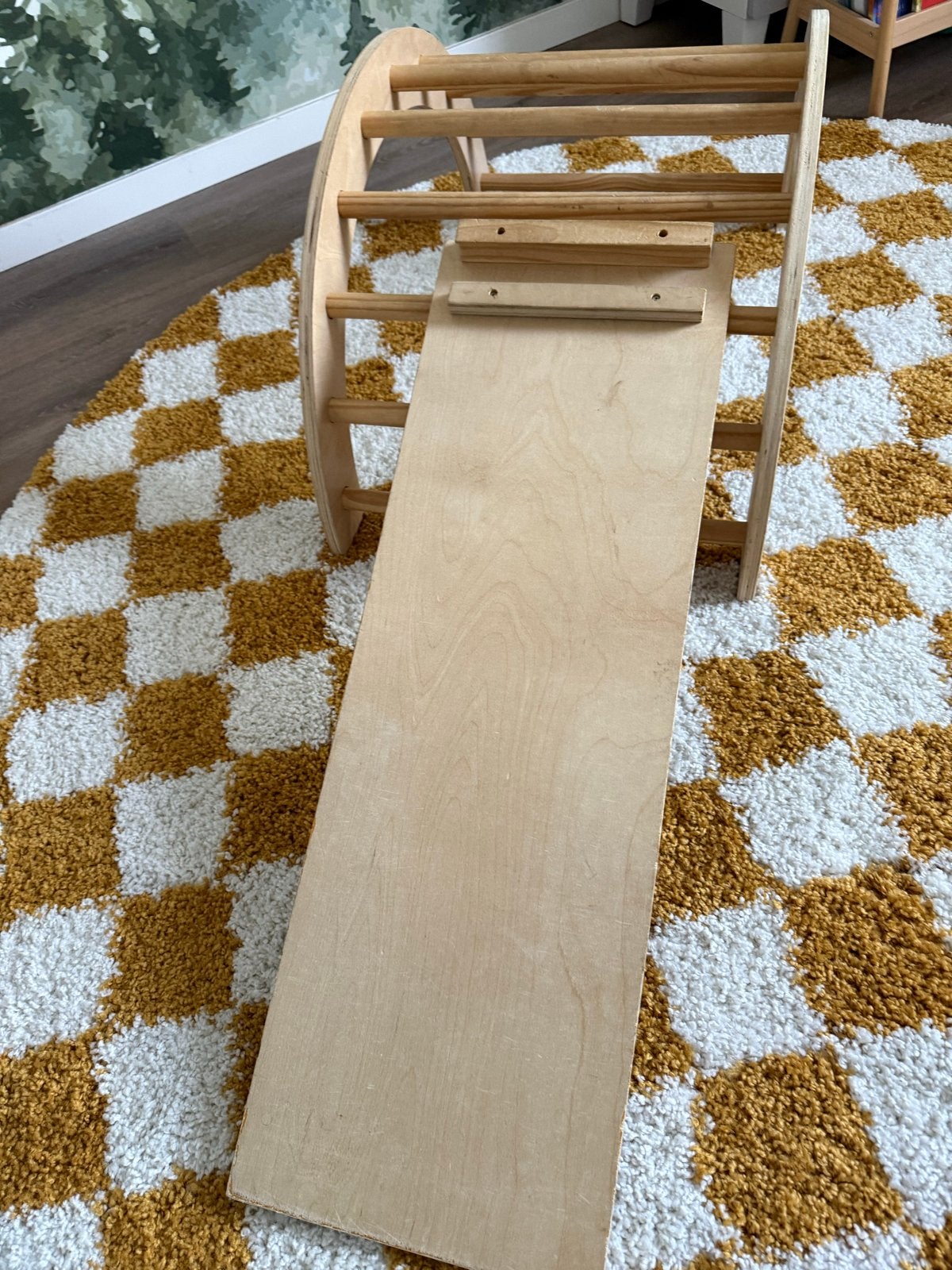 Houten klimrek met glijbaan voor kinderen, Kinderen en Baby's, Speelgoed | Houten speelgoed, Ophalen, Gebruikt