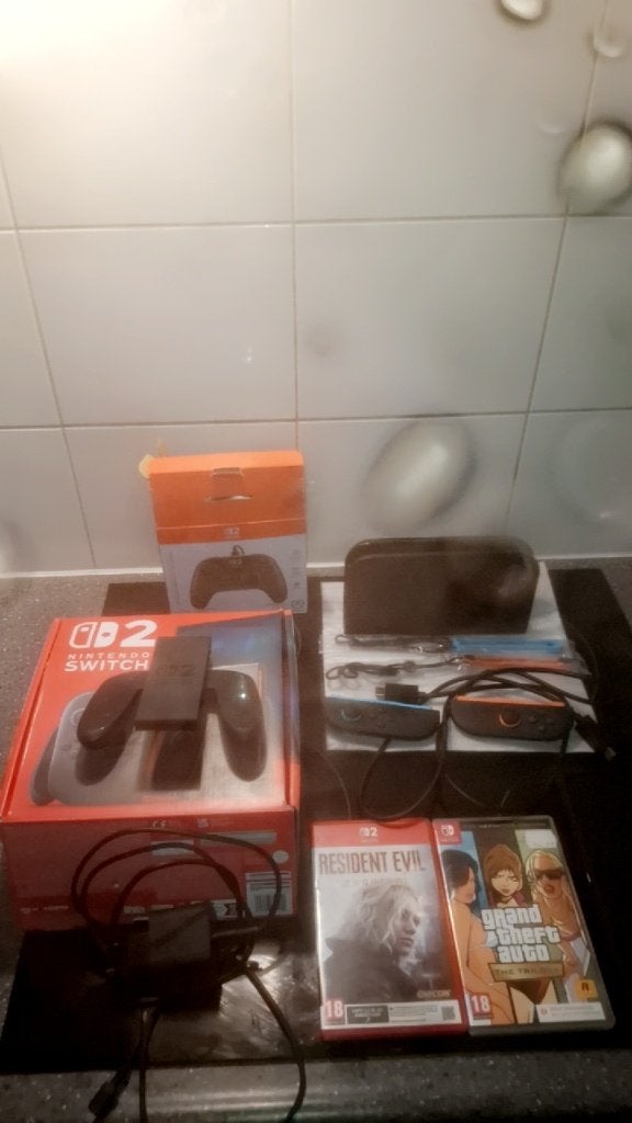 Nintendo switch 2, Ophalen of Verzenden, Zo goed als nieuw, Met 2 controllers, Switch Original