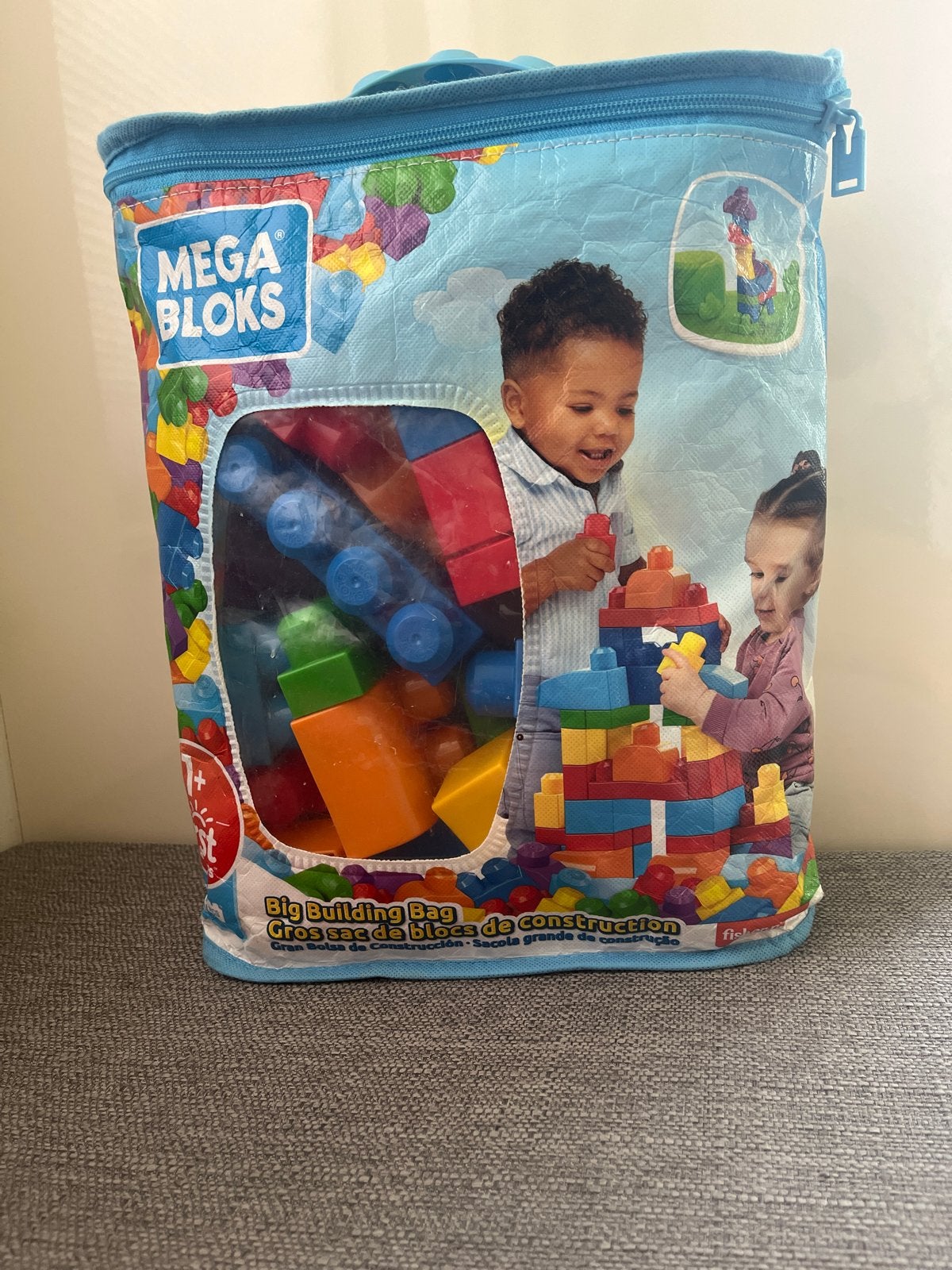 Mega Bloks Big Building Bag & Brandweerauto, Ophalen, Gebruikt, Megabloks