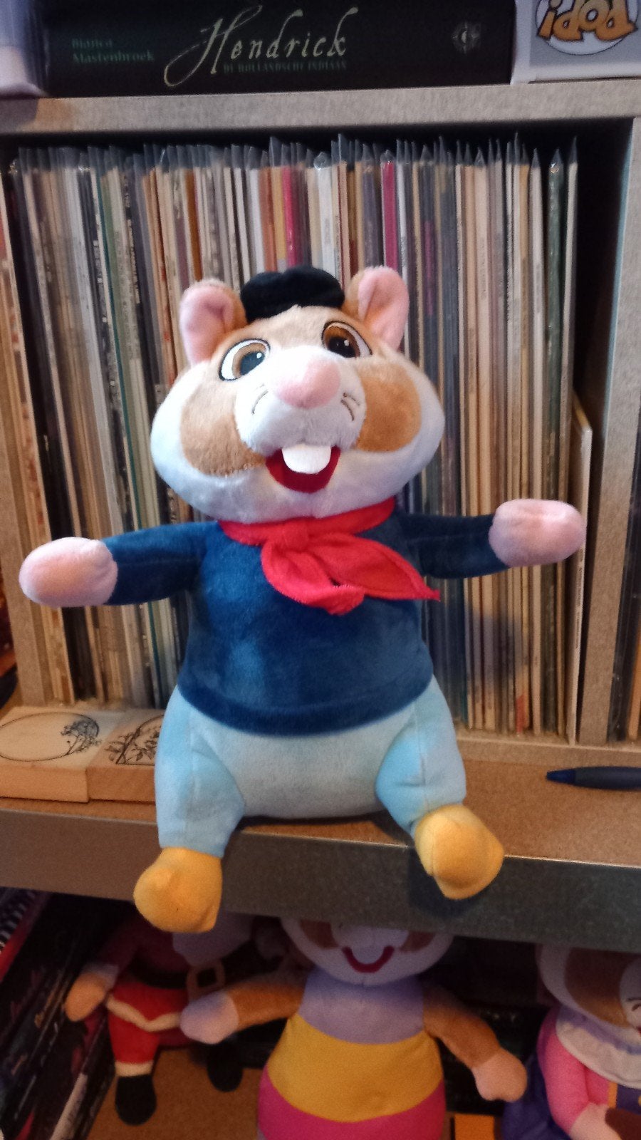 Hamster Knuffel boeren Kleding klederdracht Albert Heijn, Gebruikt, Hamster, Ophalen of Verzenden, Meerkleurig