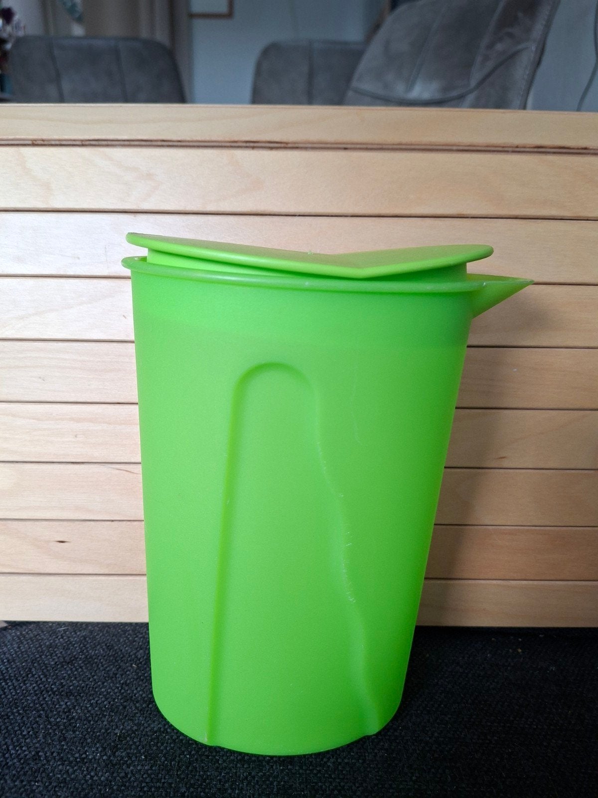 Tupperware groene kan met deksel, Gebruikt, Met deksel, Beker of Kan, Ophalen of Verzenden