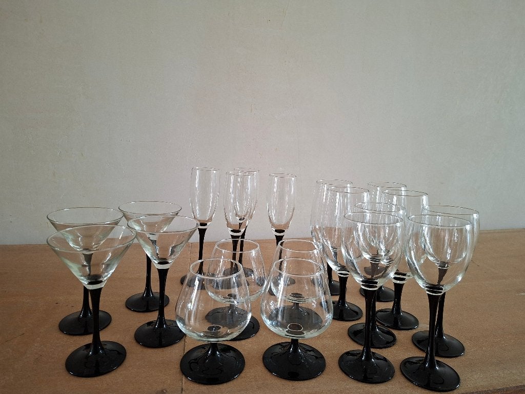Glasservies, Huis en Inrichting, Keuken | Servies, Ophalen, Glas of Glazen, Overige stijlen, Glas