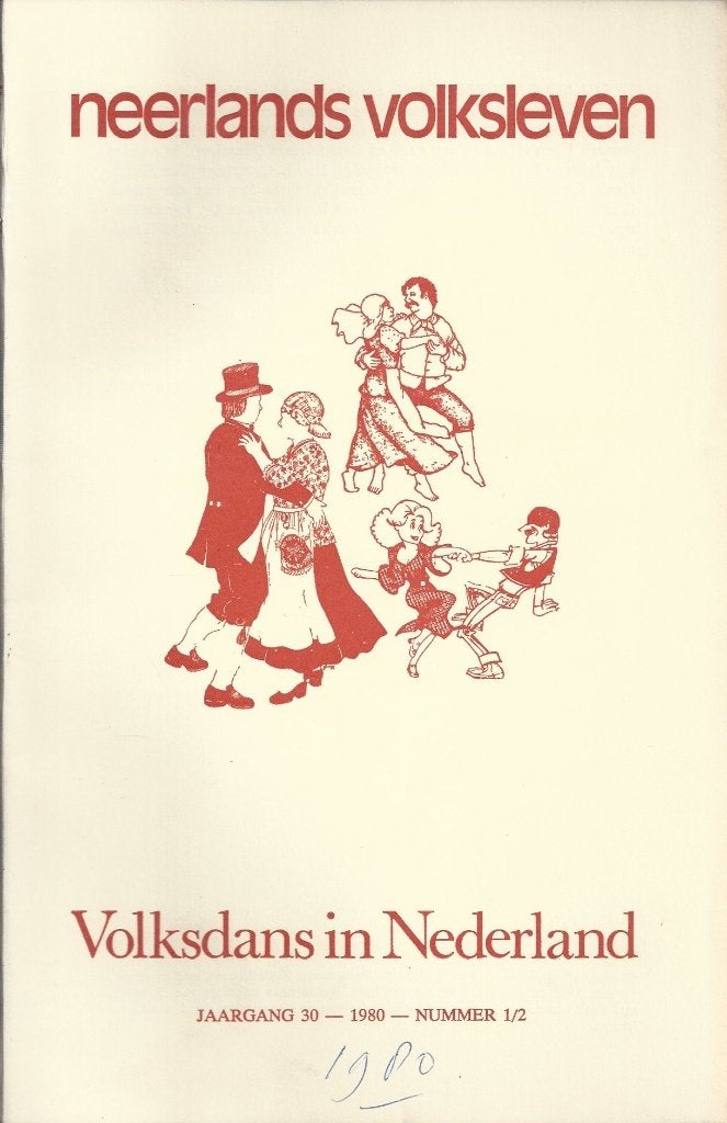 Neerlands Volksleven - Volksdans in Nederland - 1980 Nr. 1/2, Boeken, Ophalen of Verzenden, Gelezen