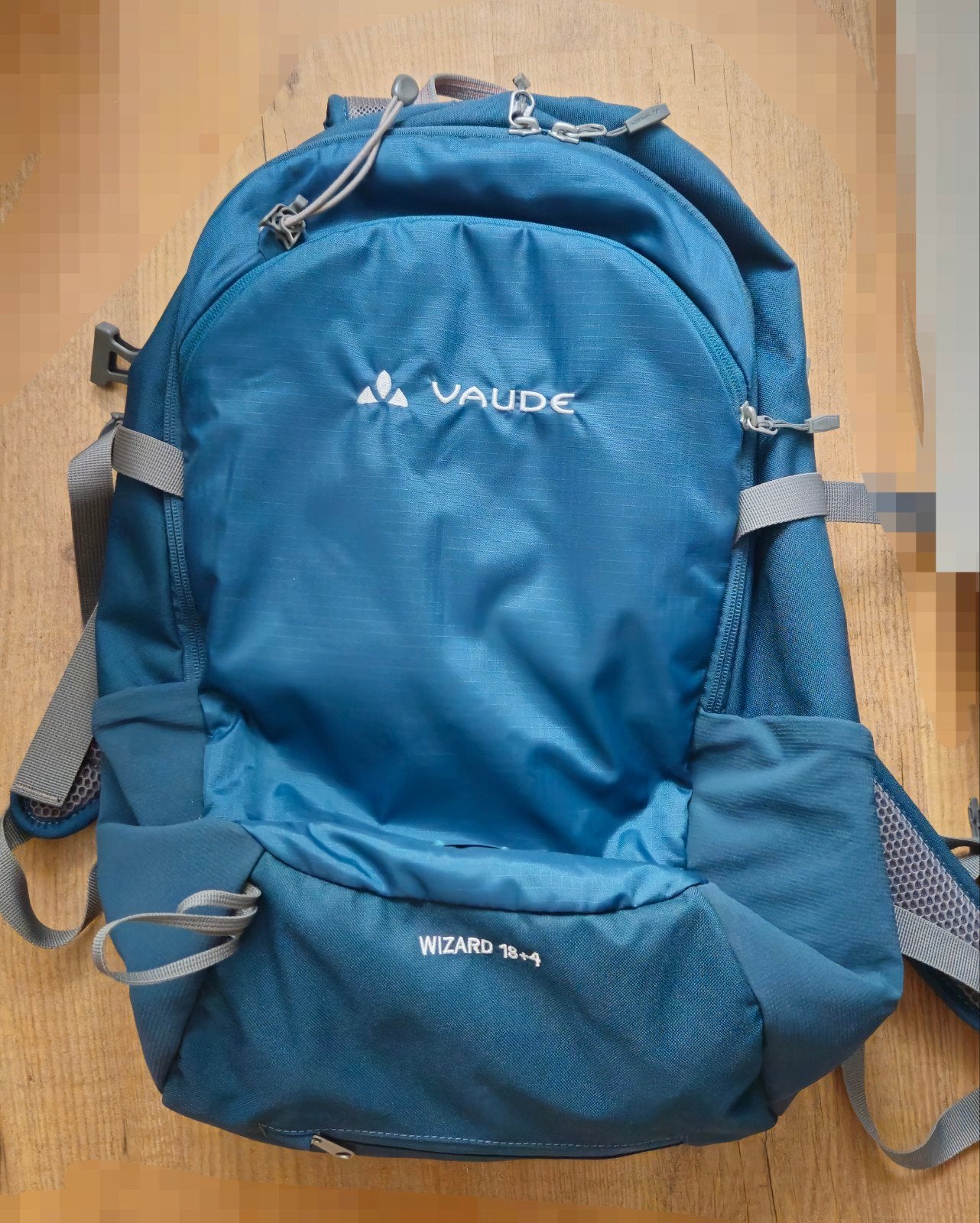 Vaude rugzak Wizard 18+4 - Blauw in nieuwstaat: nu € 65,=, Ophalen of Verzenden, Zo goed als nieuw, Rugzak