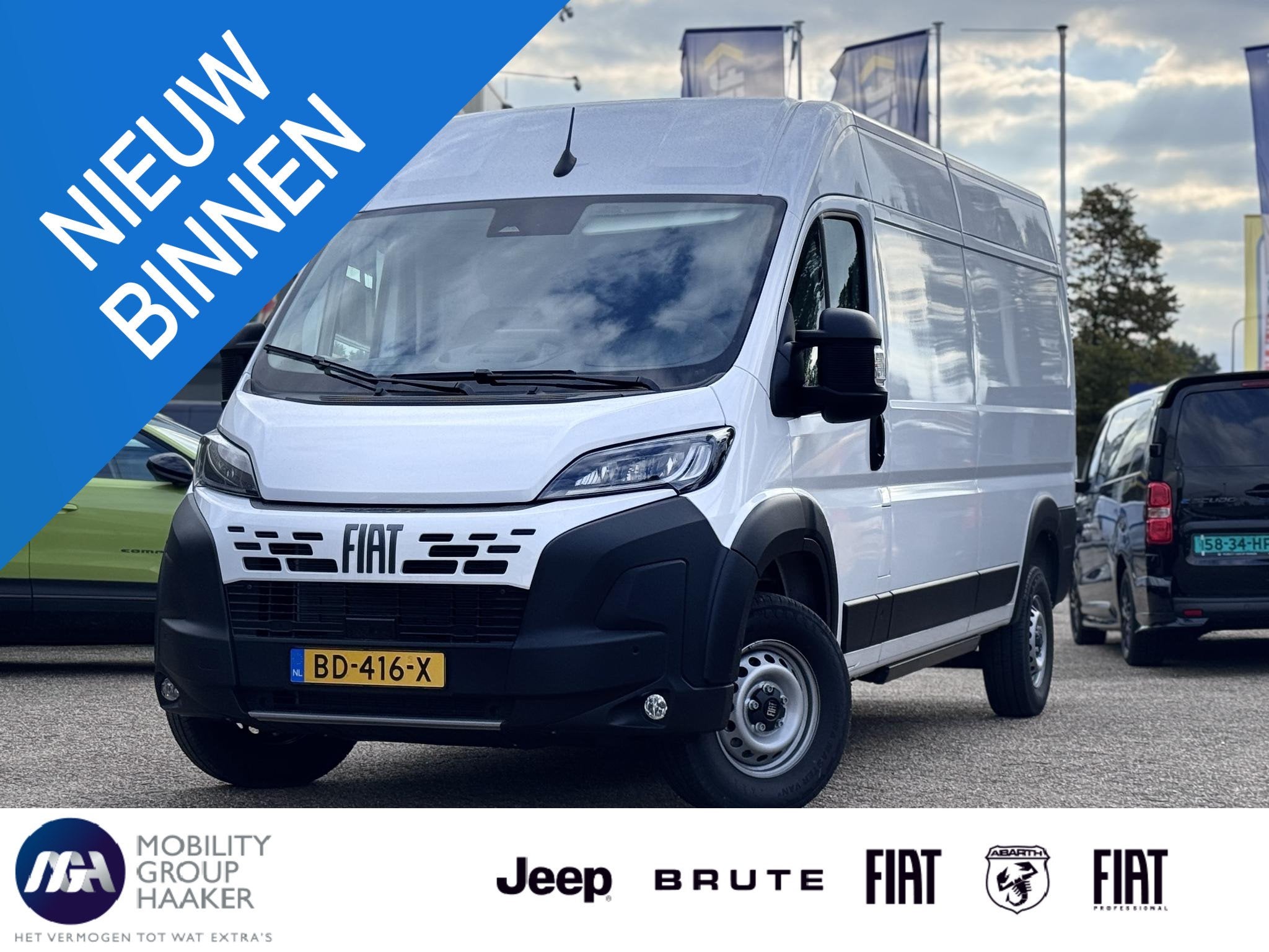 Fiat E-Ducato 4.25t L3H2 110 kWh | Apple/Android | Parkeerca