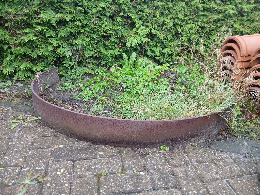Cortenstalen borderrand, Ophalen, Gebruikt, 100 tot 200 cm, Minder dan 25 cm