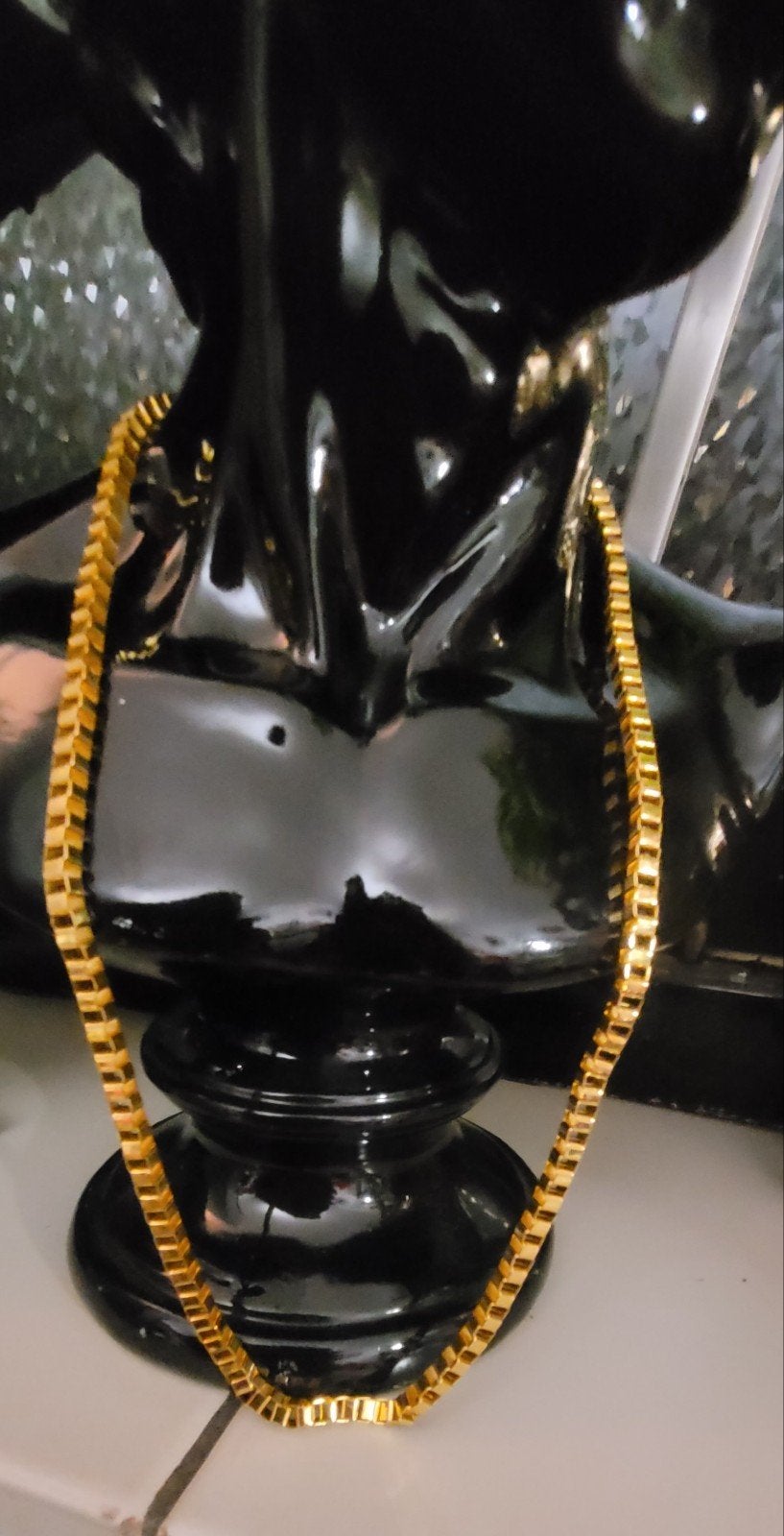 vergoud ketting 18K - nieuw, Ophalen of Verzenden, Nieuw, Goud, Overige materialen