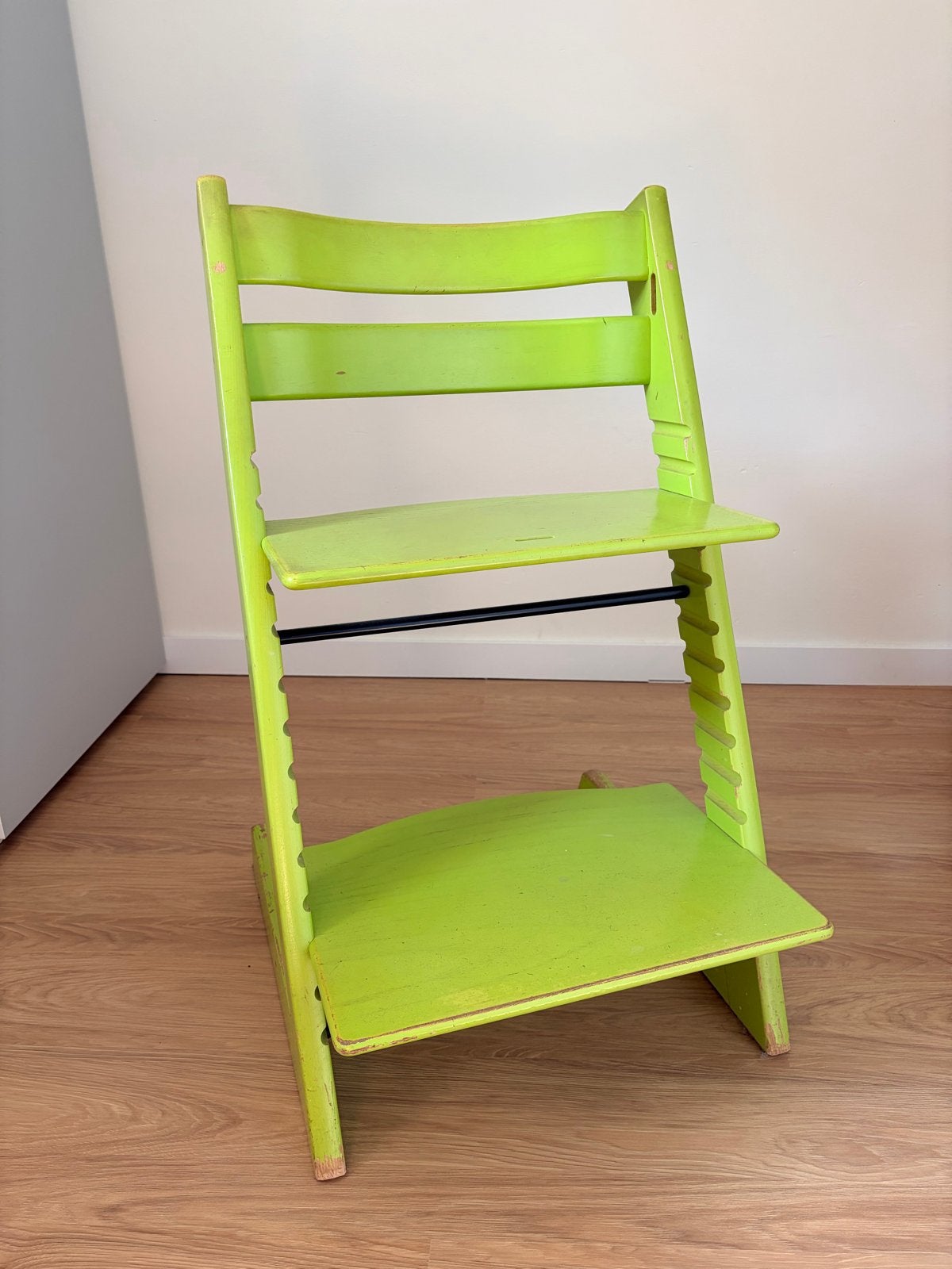 Stokke Tripp Trapp kinderstoel (opknapper), Kinderen en Baby's, Kinderstoelen, Ophalen, Gebruikt, Meegroeistoel, Aanschuifbaar