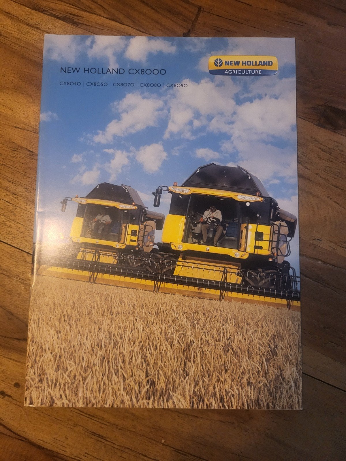 tractor folder New Holland CX8000, Boeken, Catalogussen en Folders, Ophalen of Verzenden, Zo goed als nieuw