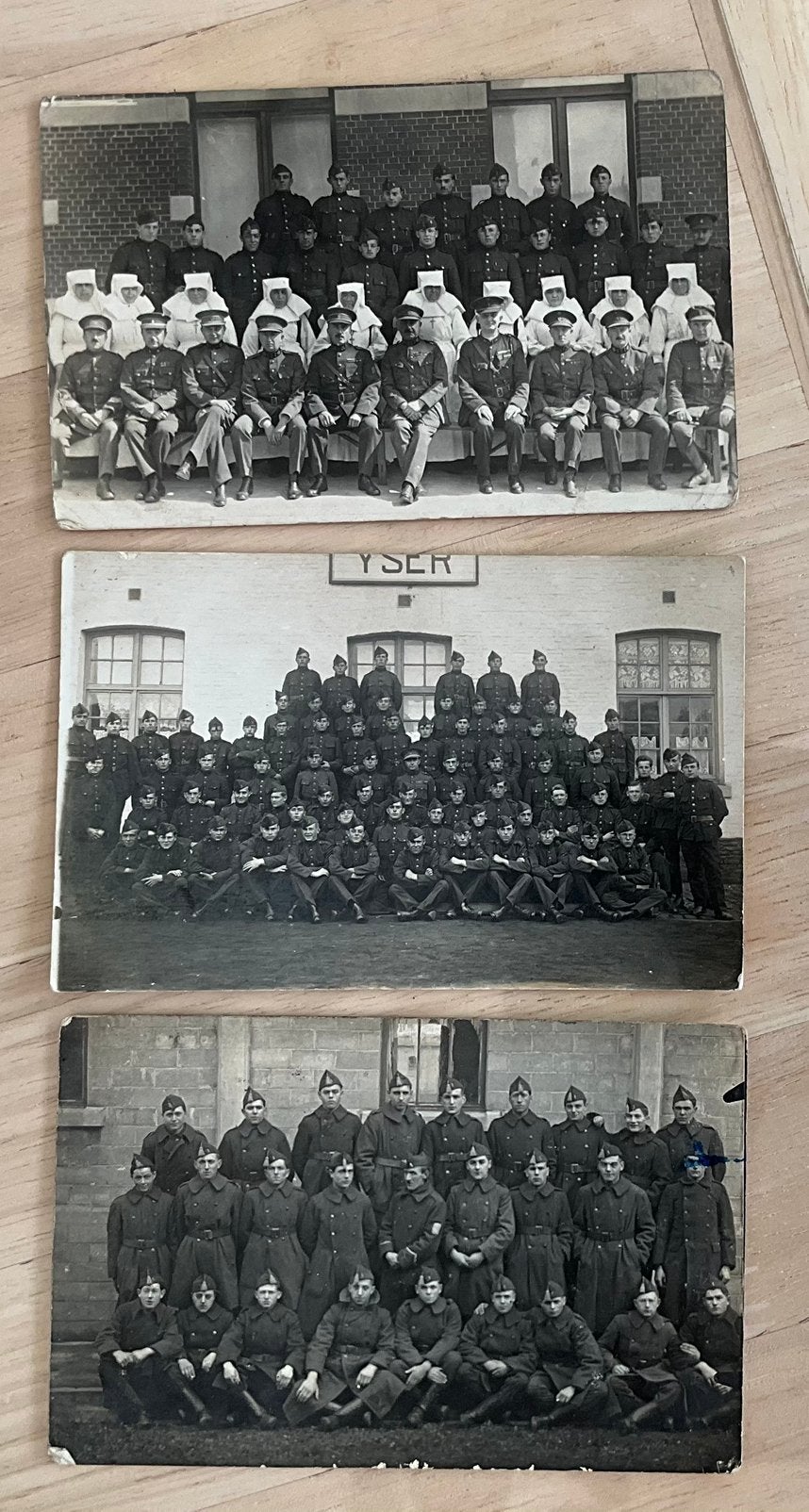 Set van 3 Historische Fotopostkaarten (WOI/Interbellum), Verzamelen, Ophalen of Verzenden, 1920 tot 1940, Antwerpen