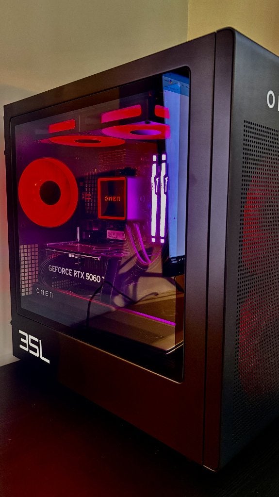 Krachtige AI en Game computer HP OMEN 35L GT16, Computers en Software, 32 GB, Ophalen of Verzenden, Zo goed als nieuw, AMD Ryzen 7