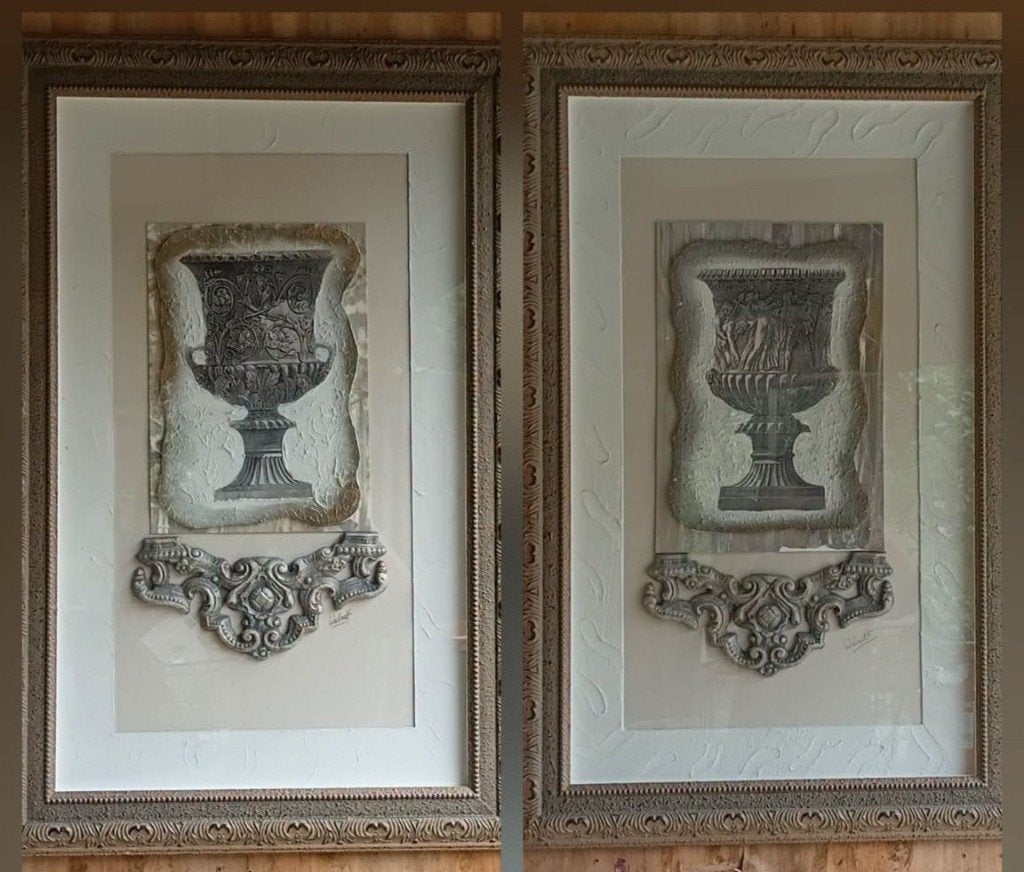 Set van 2 lijsten met afbeeldingen van de 'godenbekers', Antiek en Kunst, Kunst | Schilderijen | Klassiek, Ophalen, Bijzondere lijst