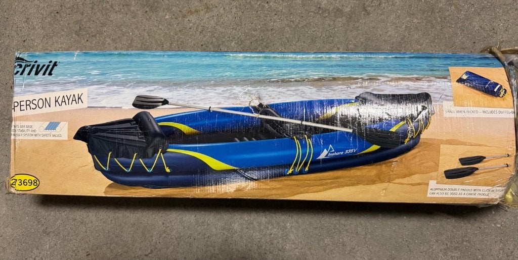 Opblaasbare boot voor 2,5 personen, Watersport en Boten, Kano's, Ophalen, Opblaasbaar, Overige typen, Twee personen