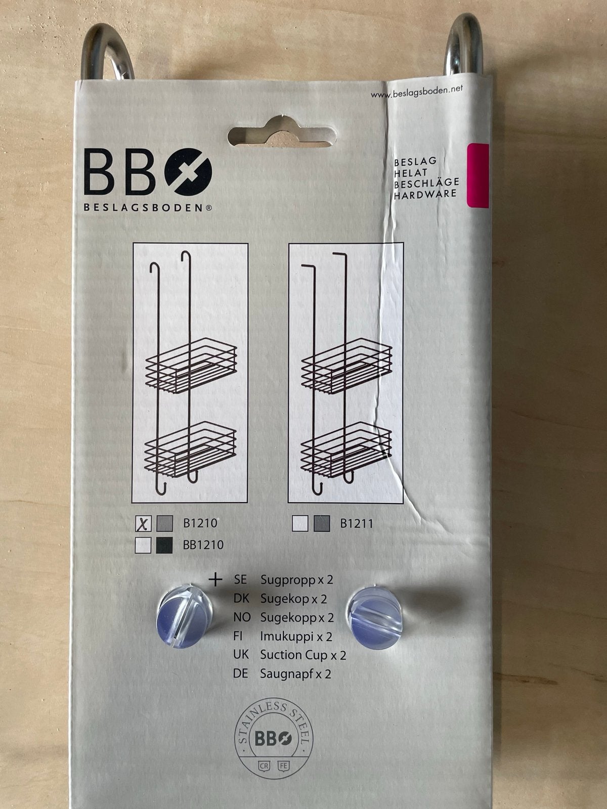 BB Douche-accessoire - Hangend Douche Rek RVS, Overige merken, Nieuw, Ophalen of Verzenden, Douche-accessoire