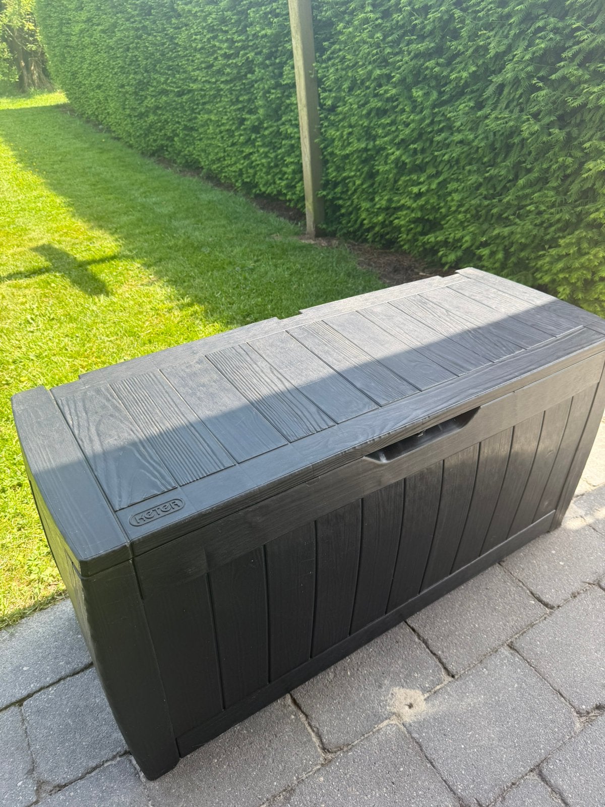 Tuinkussens incl opbergkist, Ophalen, Zo goed als nieuw, Kunststof, Overige typen