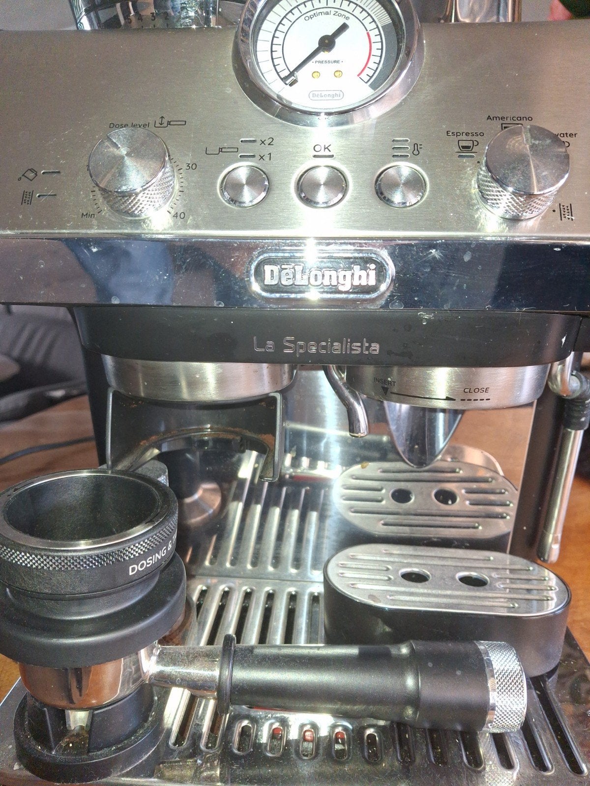 DeLonghi La Specialista: Espresso, Americano & Cappuccino, Ophalen, Zo goed als nieuw, Combi, Afneembaar waterreservoir
