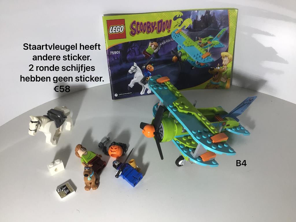 lego 75901 Scooby Doo vliegtuig mystery plane adventure, Ophalen of Verzenden, Zo goed als nieuw, Lego