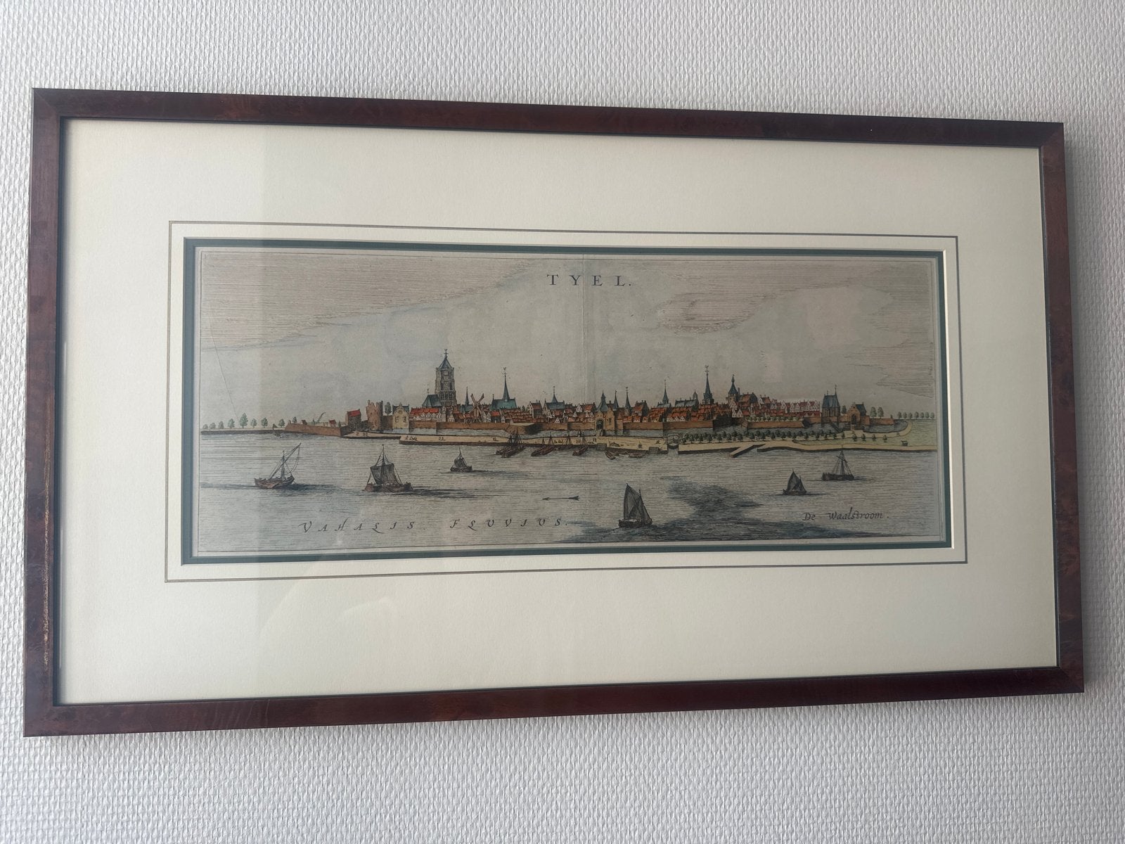 Schilderij de Waalstroom, Ophalen
