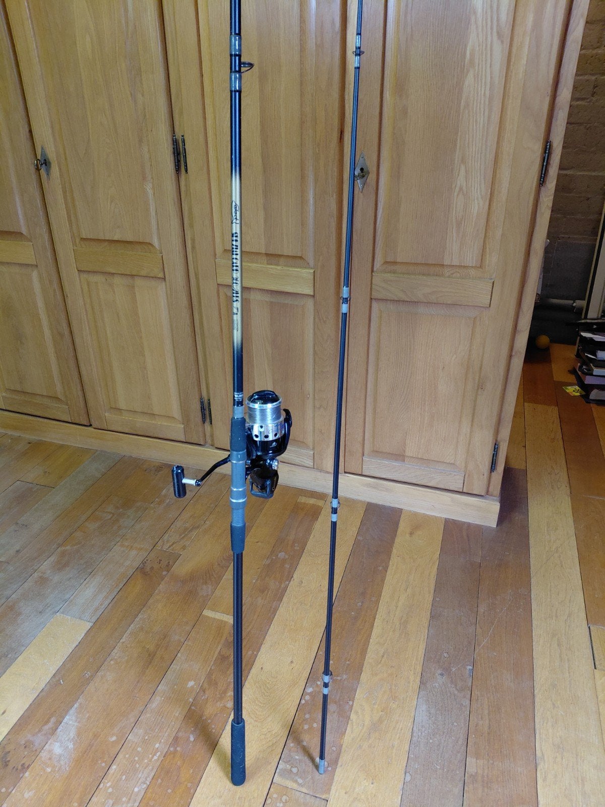 te koop karperhengel, Watersport en Boten, Hengelsport | Zeevissen, Ophalen of Verzenden, Zo goed als nieuw, Werphengel