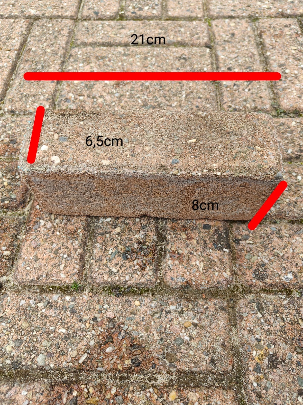 Gebruikte klinkers, circa 15 m2, Tuin en Terras, Ophalen