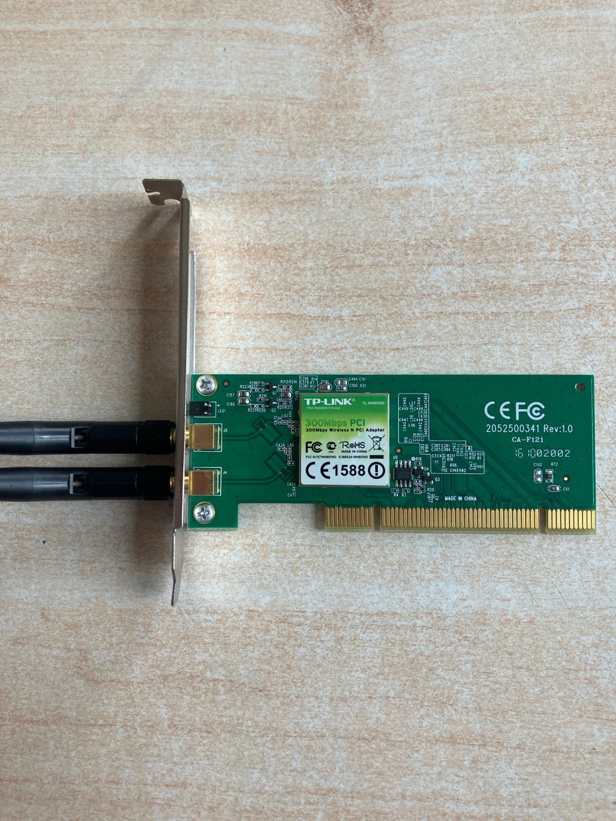 TP-Link TL-WN851ND 300Mbps PCI Wireless Adapter, Computers en Software, Netwerkkaarten, Zo goed als nieuw, Intern, Verzenden