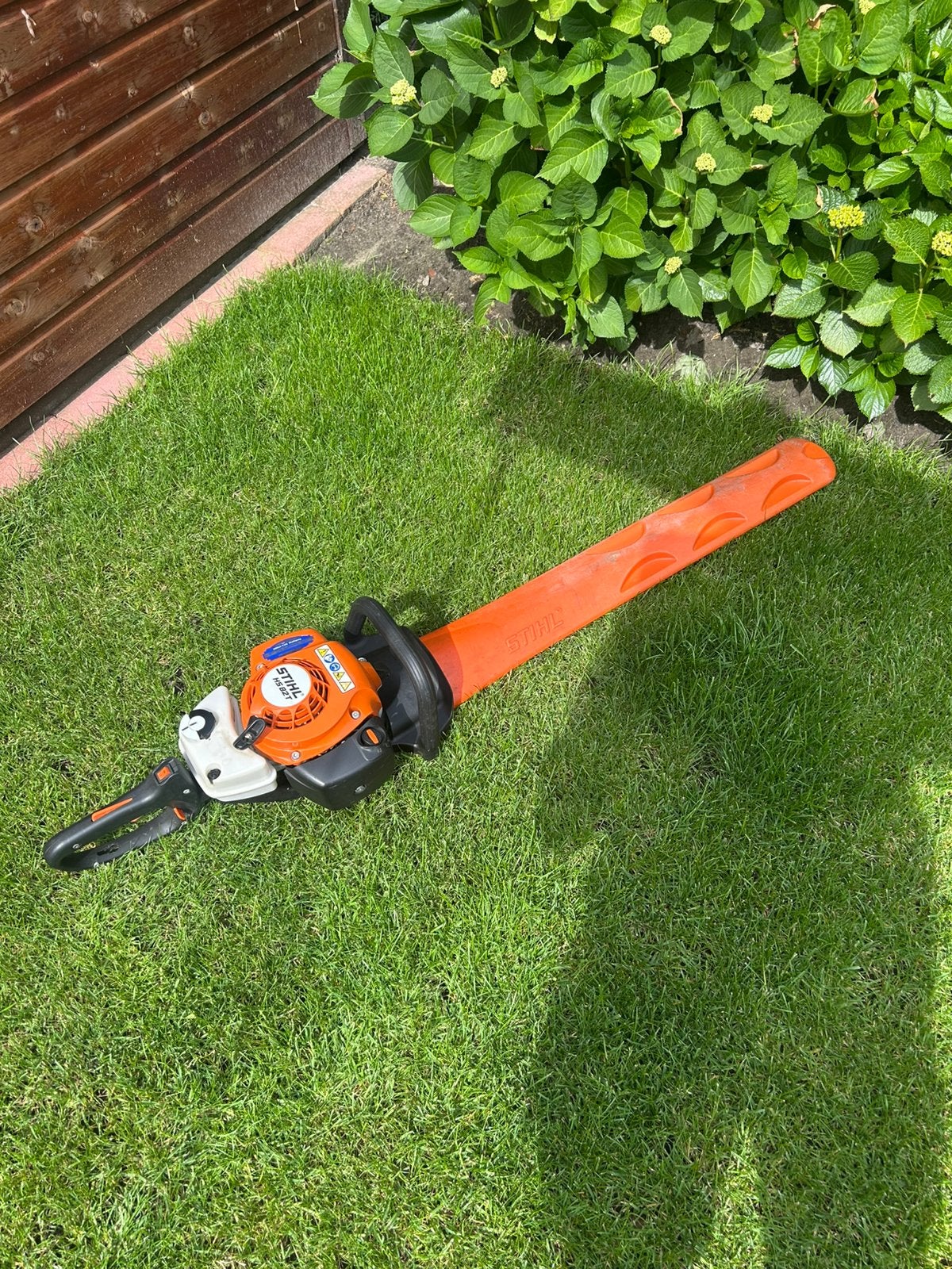 Stihl hs 82 t Heggenschaar, Ophalen, Gebruikt, Benzine