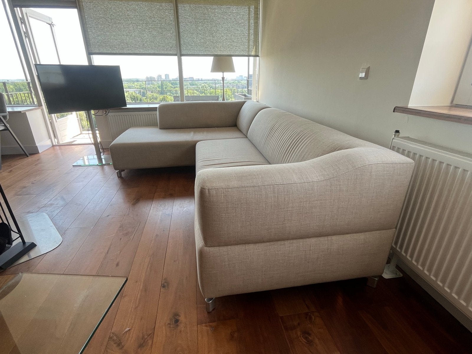 Leolux Hoekbank - Comfortabel en Stijlvol, Huis en Inrichting, Banken | Bankstellen, Ophalen, Gebruikt, Hoekbank, 300 cm of meer
