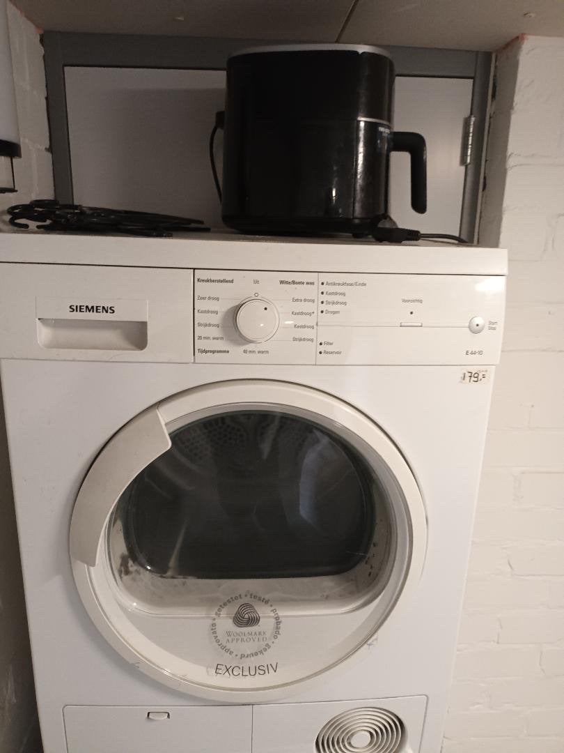 Siemens Exclusiv Wasdroger - Condens - Voorlader, Ophalen, 6 tot 8 kg, Gebruikt, Voorlader