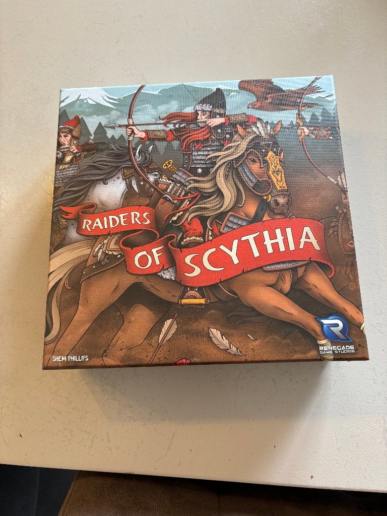 Bordspel Raiders of Scythia EN, Een of twee spelers, Ophalen of Verzenden, Zo goed als nieuw, Renegade Game Studios
