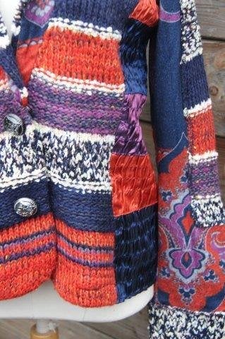 Vest blauw/ rood/ fuschia Lulu-H mt M Winter AANBIEDING, Maat 38/40 (M), Blauw, Ophalen of Verzenden, Zo goed als nieuw