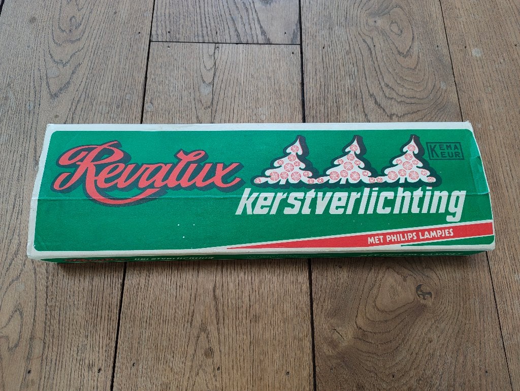 Vintage Revalux kerstverlichting met Philips lampjes, Ophalen of Verzenden, Huis en Inrichting