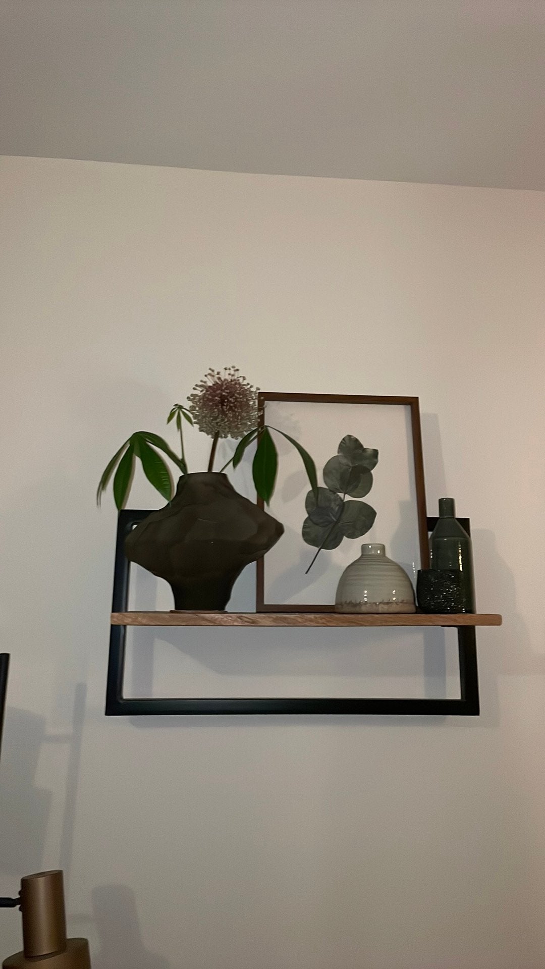 Houten rekjes wandplanken hout set, Ophalen, Zo goed als nieuw