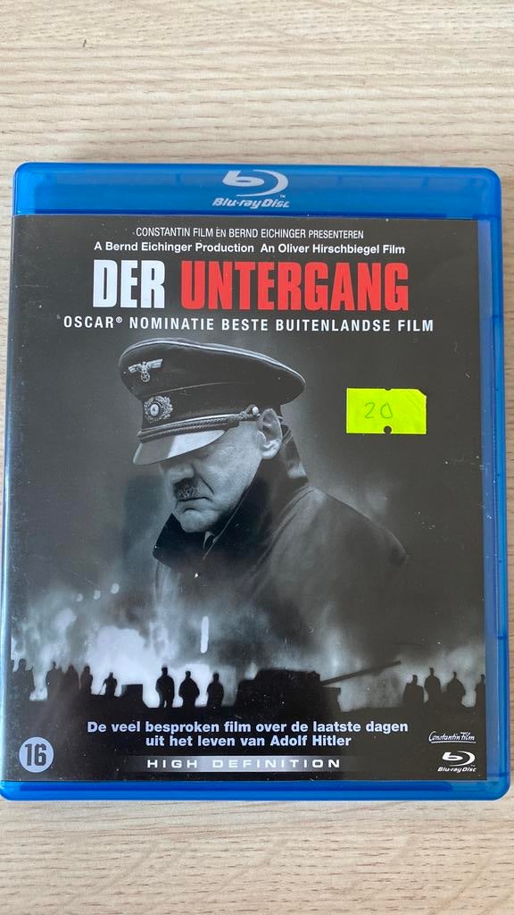 Der untergang blu ray NL versie, Ophalen of Verzenden, Zo goed als nieuw, Thrillers en Misdaad