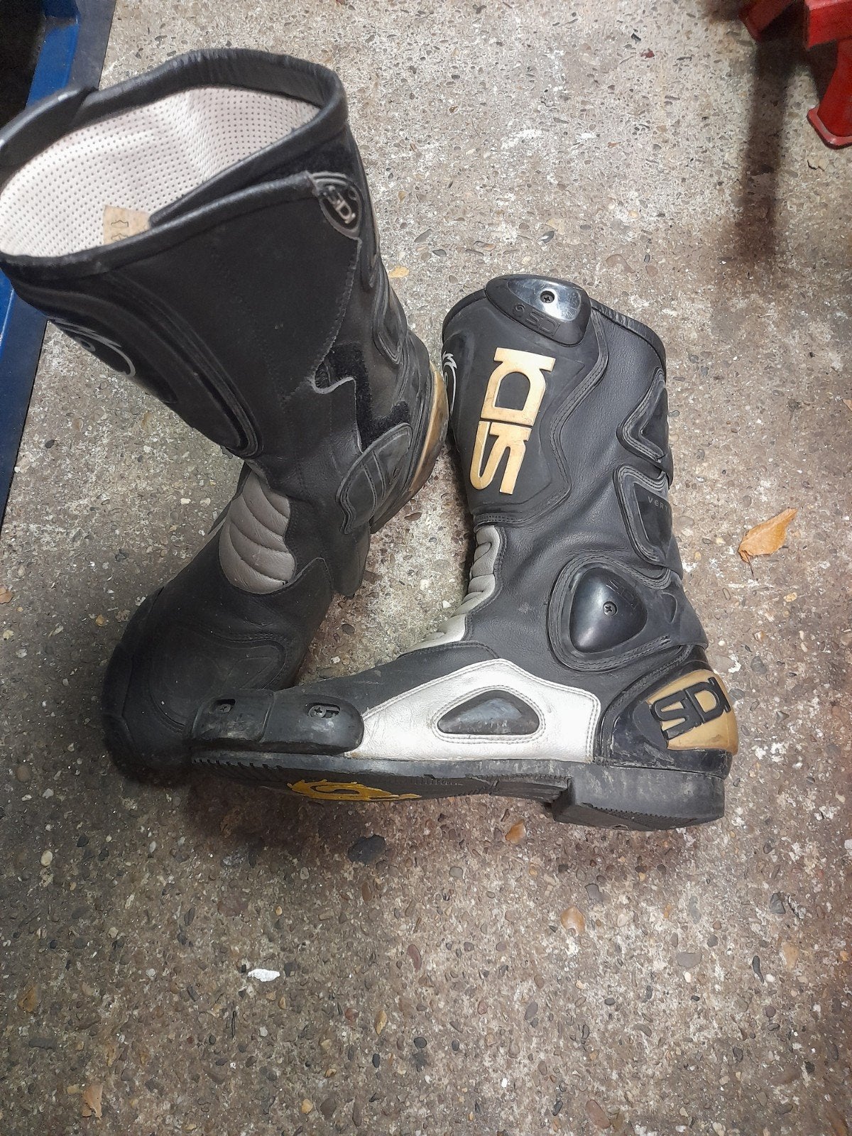 SIDI motorlaarzen - Zwart/Zilver maat 45, Ophalen, SIDI, Heren, Laarzen