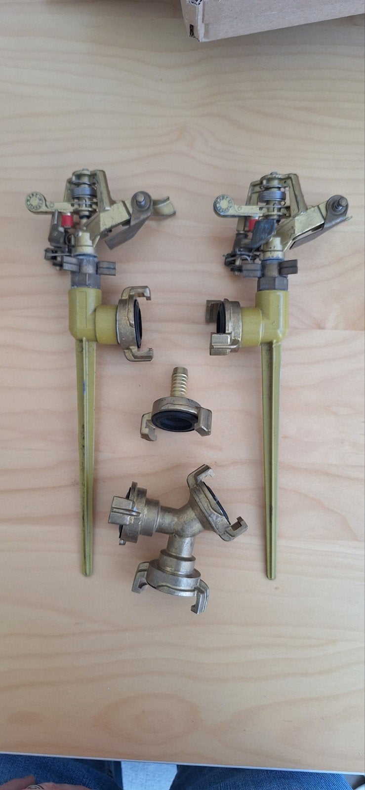 sectorsproeiers (2x) met koppelingen, Made in Israel, Ophalen of Verzenden, Gebruikt