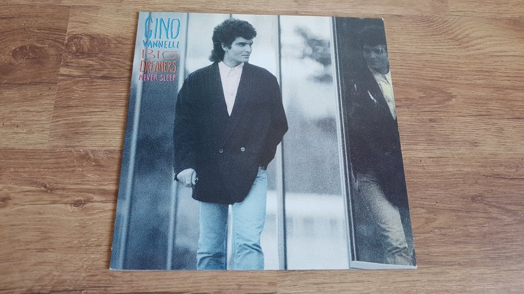 Gino Vannelli - Big Dreamers Never Sleep (1987) vinyl album, Cd's en Dvd's, LP, Gebruikt, Pop, Ophalen of Verzenden