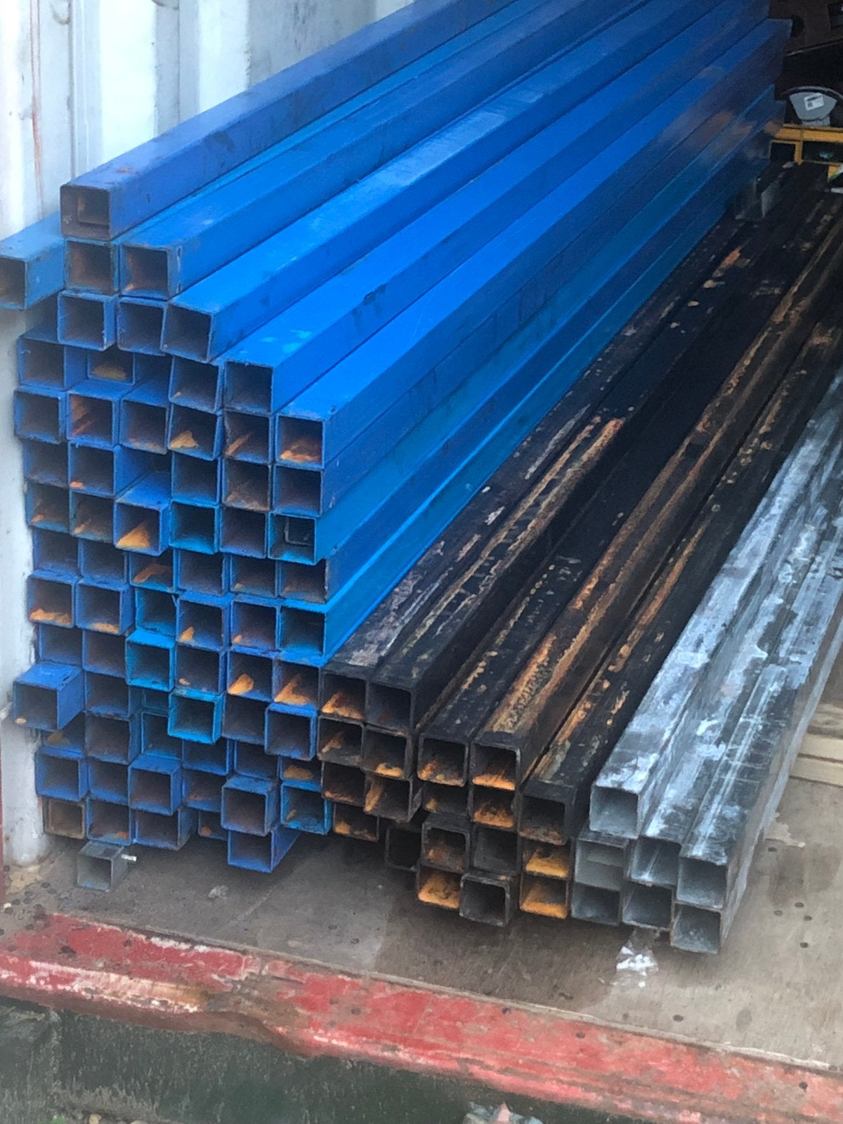 Stalen kokerprofielen 50x50, Ophalen