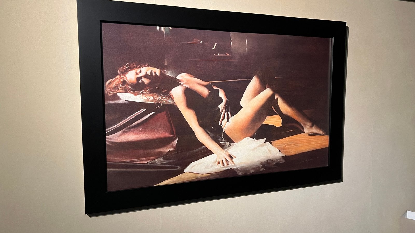 Prachtig ingelijst artprint Antonio Sgarbossa Paola 113x73, Ophalen