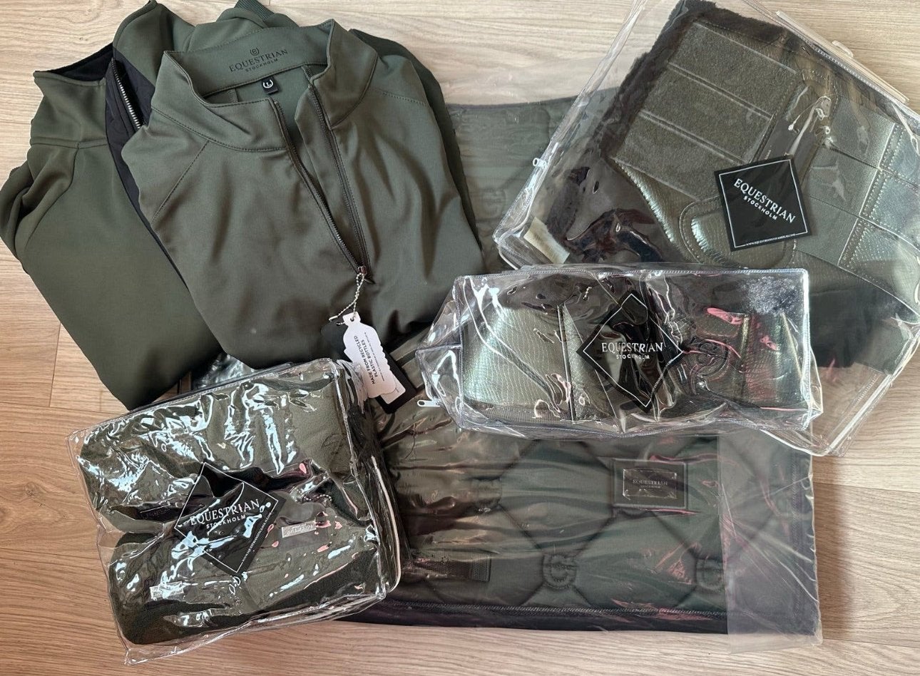 Equestrian stockholm deep olivine set *NIEUW*, Ophalen of Verzenden, Nieuw