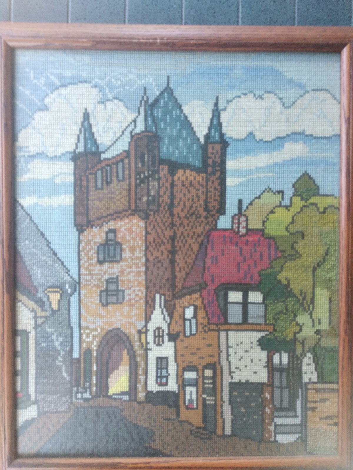 Dijkpoort Hattem geborduurd, Ophalen