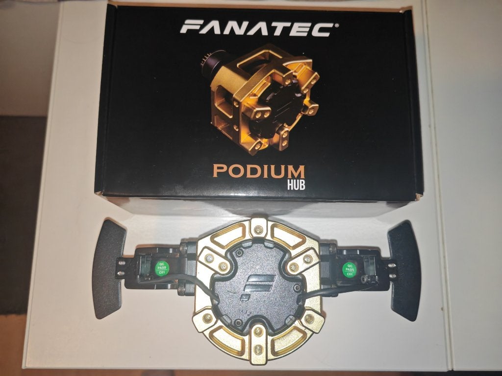 Fanatec Podium hub + shifters, Computers en Software, Ophalen of Verzenden, Zo goed als nieuw, Fanatec
