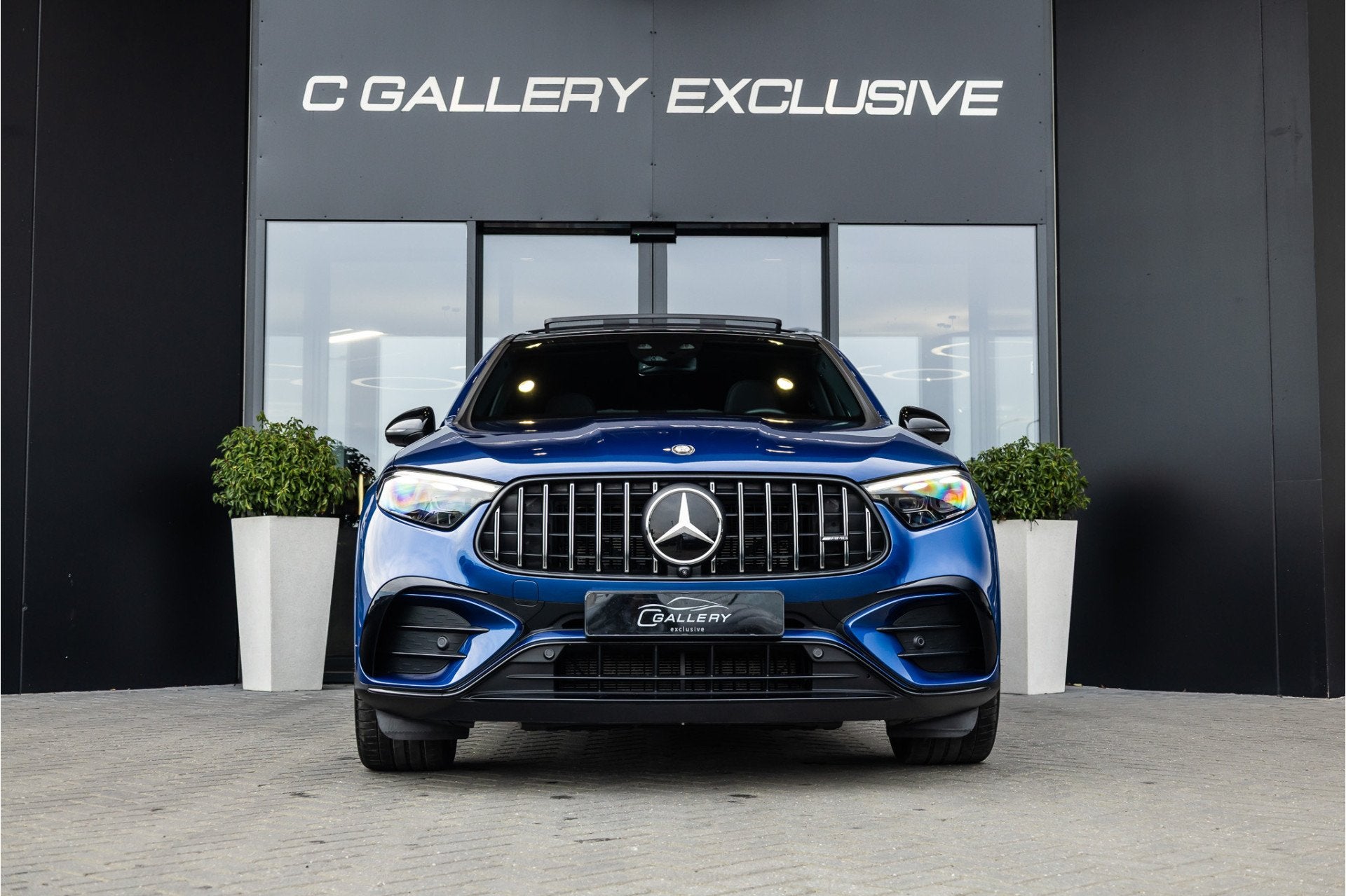 Mercedes-Benz GLC Coupé AMG GLC63 S E Performance Night Edi, Auto's, Dealer onderhouden, Gebruikt, Zwart, Blauw
