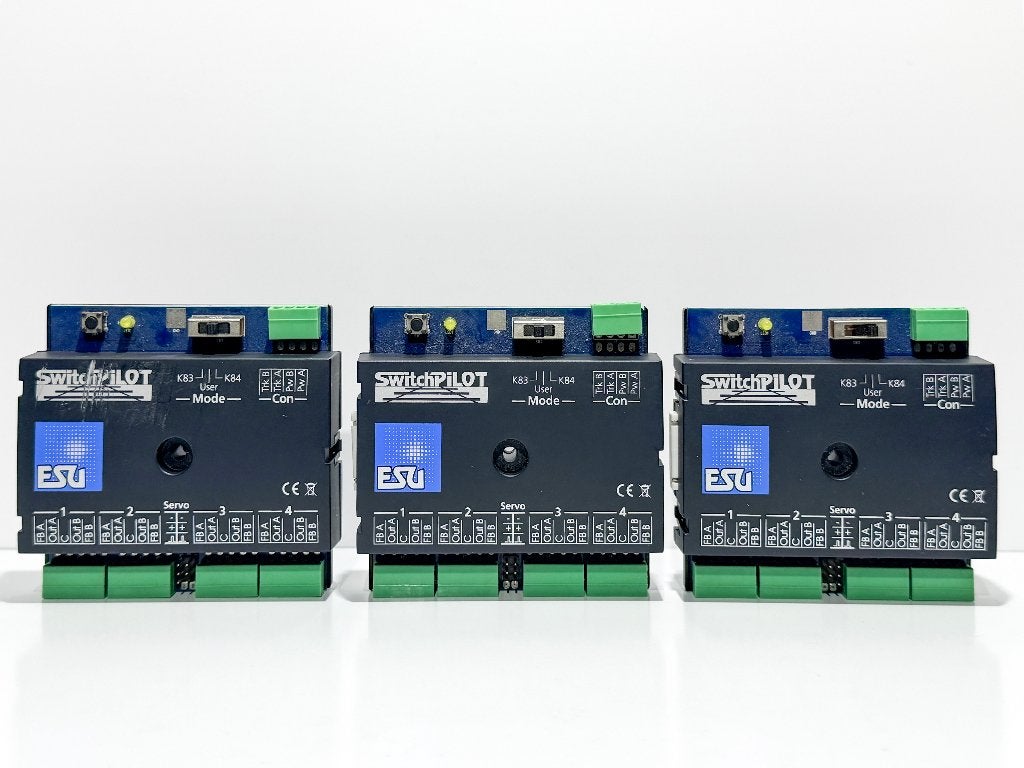ESU: set van 3 Switchpilot 51820 decoder voor digitaal spoor, Gebruikt, Gelijkstroom of Wisselstroom, Overige typen, Ophalen