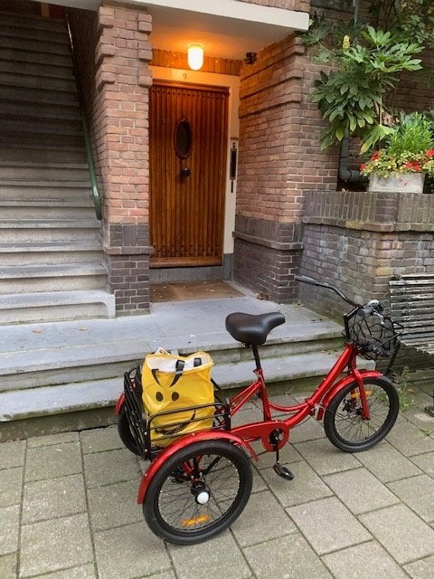 driewieler damesfiets, Ophalen, Zo goed als nieuw, Schijfrem