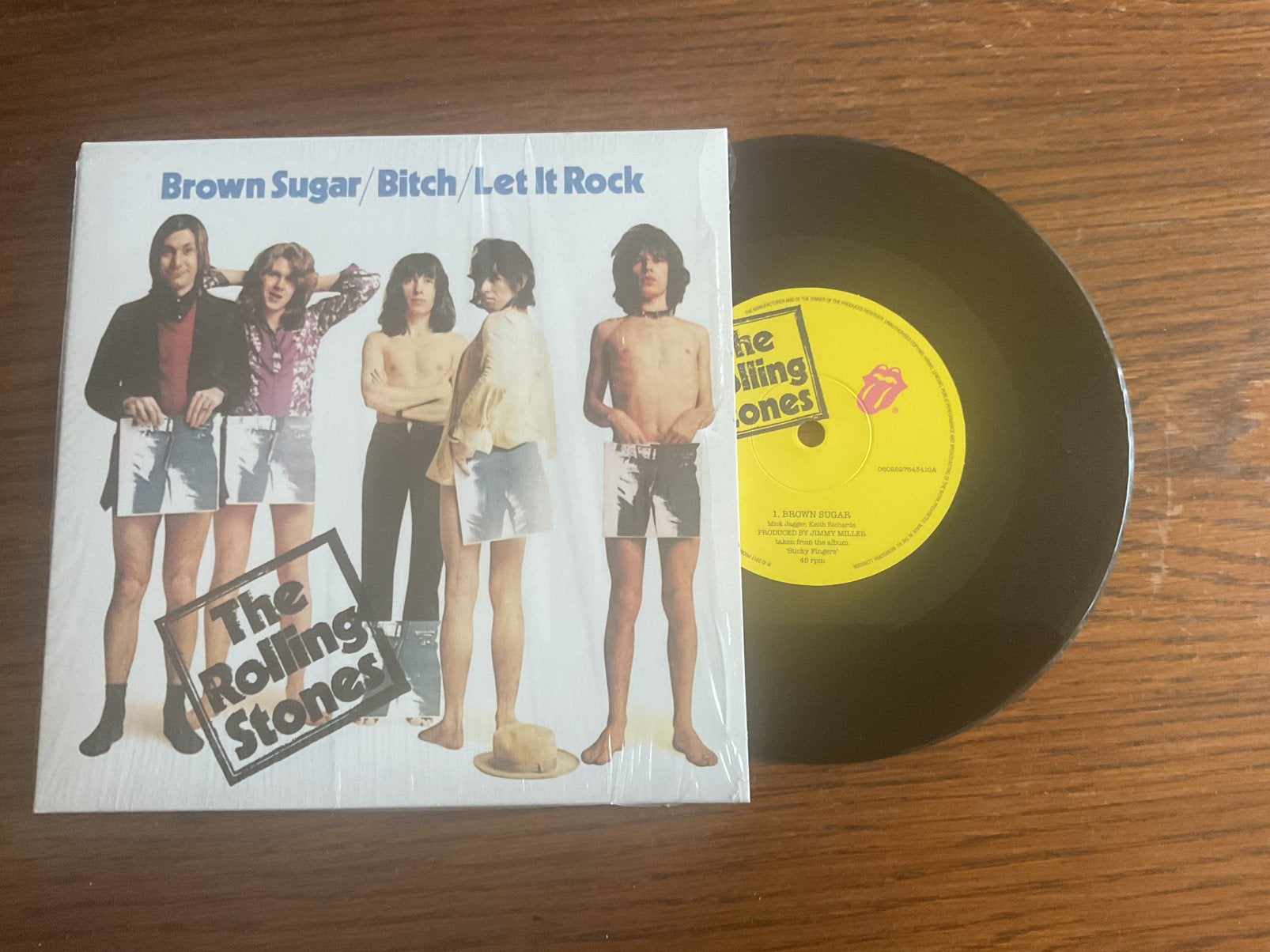 Rolling Stones. RSD  Brown Sugar /Bitch /Let It Rock, Ophalen of Verzenden, Zo goed als nieuw