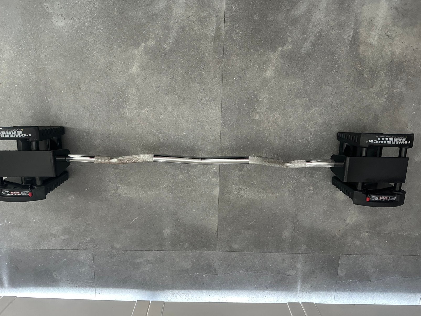 PowerBlock Barbell met verstelbare gewichten, Sport en Fitness, Ophalen, Gebruikt, Armen, Halterstangen