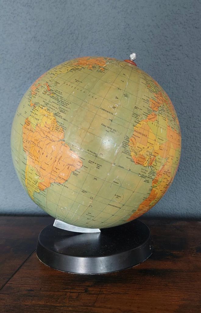 Vintage staatkundige Globe - Made in GDR (1973), Huis en Inrichting, Ophalen of Verzenden, Gebruikt